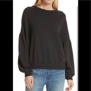 THE GREAT BLACK BISHOP SLEEVE SWEATSHIRT 2/M EXCELLENT CONDITION.